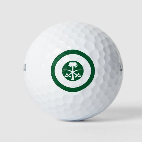 Saudi Arabia roundel country flag symbol army avia Golf Balls