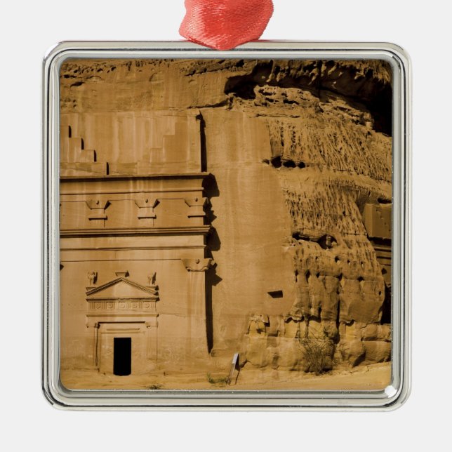 Saudi Arabia, site of Madain Saleh, ancient 3 Metal Ornament (Front)
