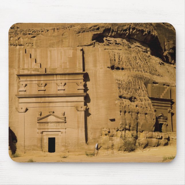Saudi Arabia, site of Madain Saleh, ancient 3 Mouse Pad (Front)