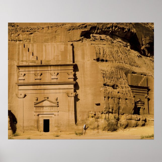 Saudi Arabia, site of Madain Saleh, ancient 3 Poster (Front)
