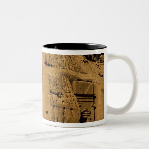 Saudi Arabia site of Madain Saleh ancient 3 Two_Tone Coffee Mug