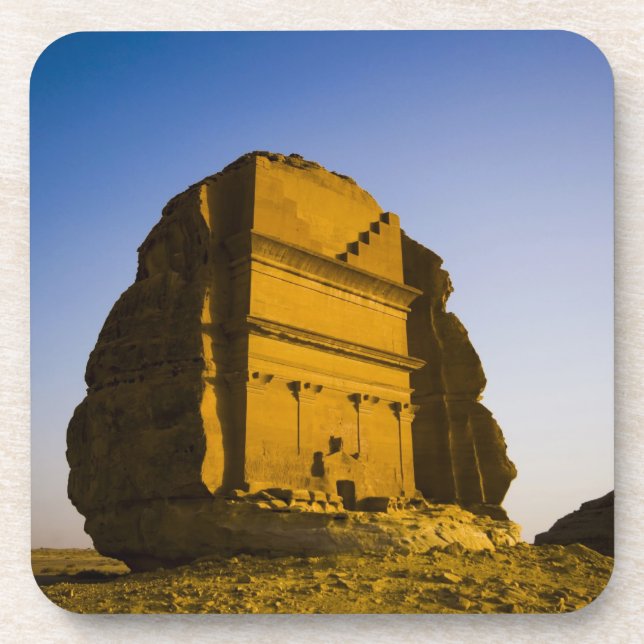 Saudi Arabia, site of Madain Saleh, ancient 4 Beverage Coaster (Front)