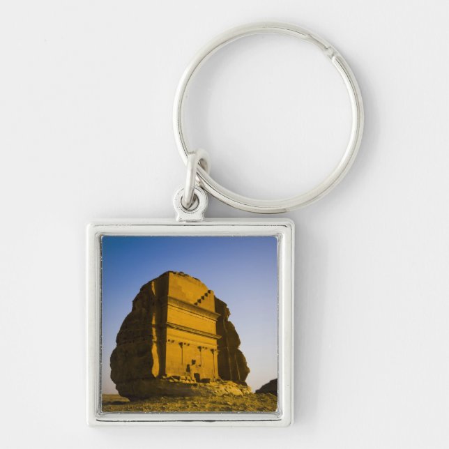 Saudi Arabia, site of Madain Saleh, ancient 4 Keychain (Front)