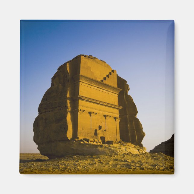Saudi Arabia, site of Madain Saleh, ancient 4 Magnet (Front)