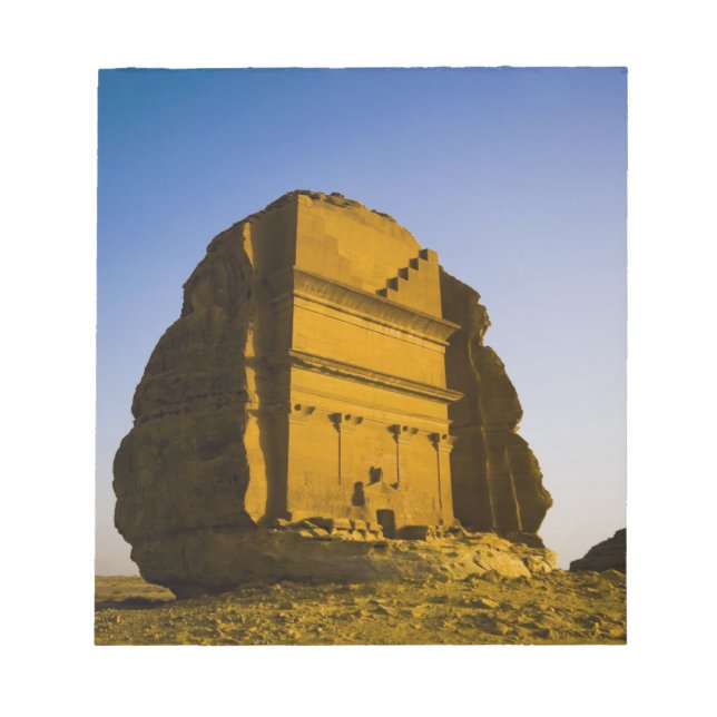Saudi Arabia, site of Madain Saleh, ancient 4 Notepad (Front)