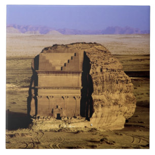 Saudi Arabia, site of Madain Saleh, ancient Ceramic Tile
