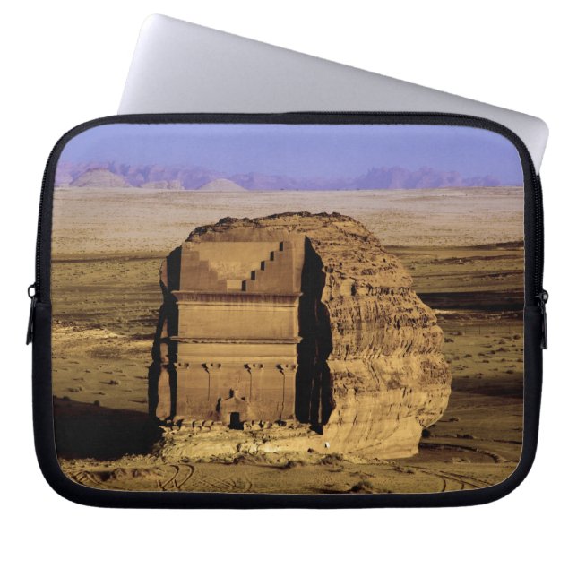 Saudi Arabia, site of Madain Saleh, ancient Laptop Sleeve (Front)