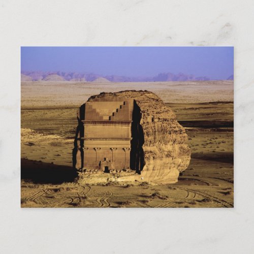 Saudi Arabia site of Madain Saleh ancient Postcard