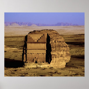 Saudi Arabia, site of Madain Saleh, ancient Poster