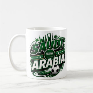 Saudi Arabia Soccer Fan Mug | Green Football Suppo