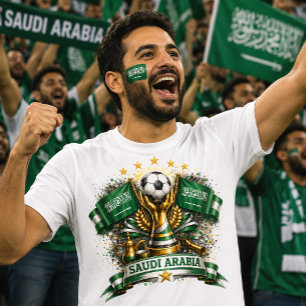 Saudi Arabia Soccer Fan Saudi Football World Cup T-Shirt