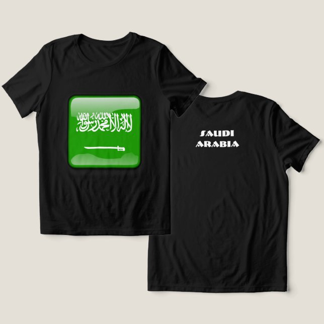 SAUDI ARABIA Special Gift Blue Tourist Classic Tri-Blend Shirt (Design Front & Back)