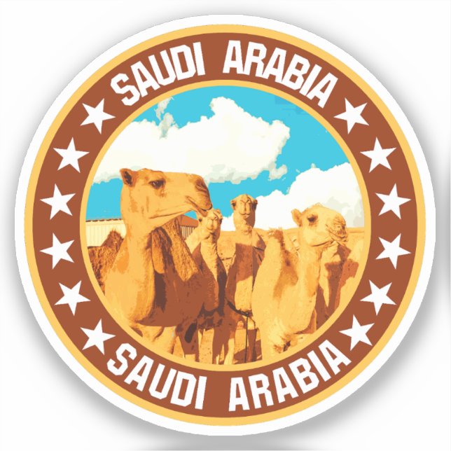 Saudi Arabia                                       Sticker (Front)