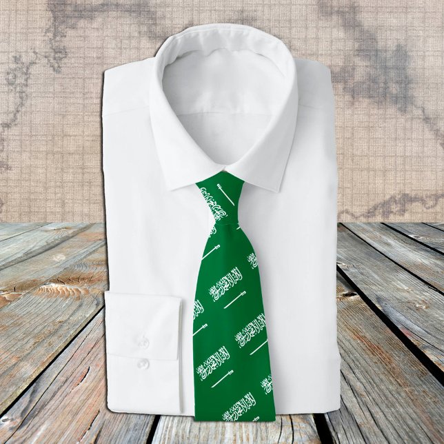 Saudi Arabia Ties, fashion Saudi Flag, business Neck Tie (Creator Uploaded)