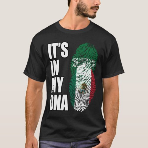 Saudi Arabian And Mexican Vintage Heritage DNA Fla T_Shirt