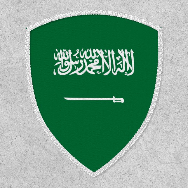 Saudi Arabian Flag, Flag of Saudi Arabia Patch (Front)