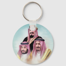 Saudi Leadership Keychain