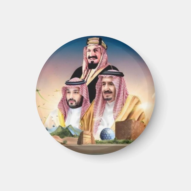 Saudi Leadership Magnets (Front)
