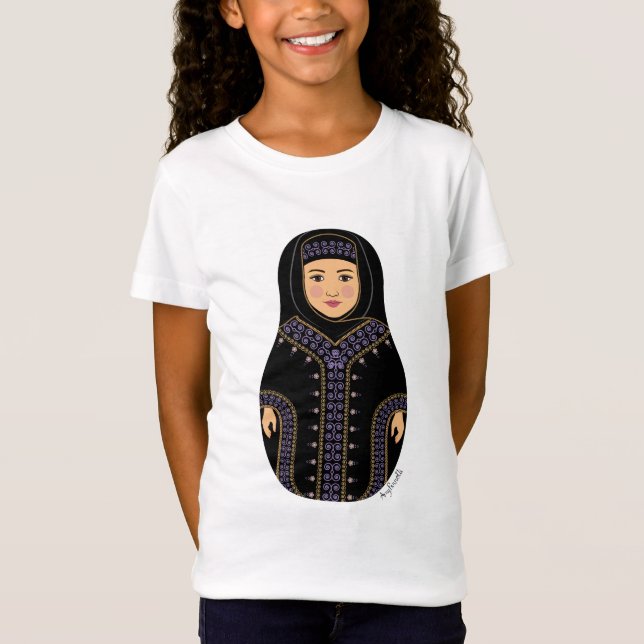 Saudi Matryoshka Girls' T-Shirt (Front)