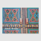Saudi Najd Door Magnet Post Card (Front)