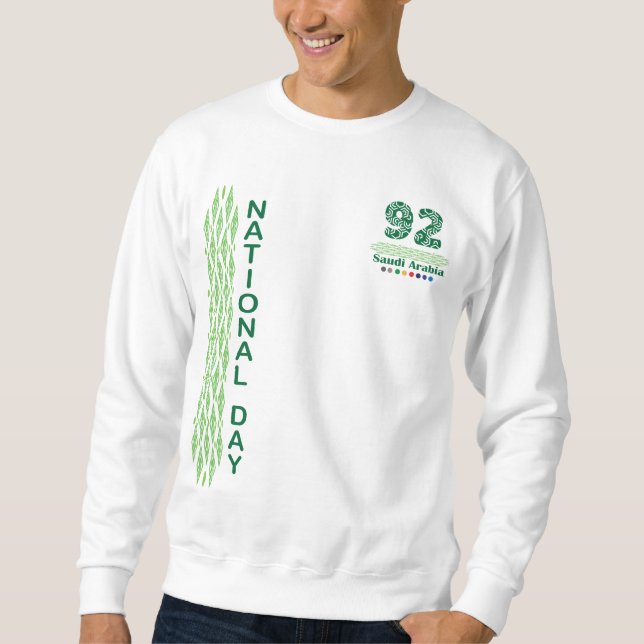 Saudi National Day 92 "OWDAH-T" Sweatshirt (Front)