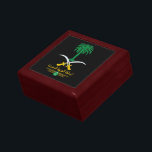 Saudi National Emblem Keepsake Box<br><div class="desc">Saudi Arabia National Emblem</div>