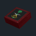 Saudi National Emblem Keepsake Box<br><div class="desc">Saudi Arabia National Emblem</div>