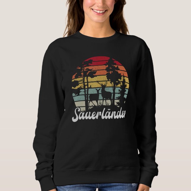 Sauerland Germany Sauerlander German Hiking 14 Sweatshirt (Front)