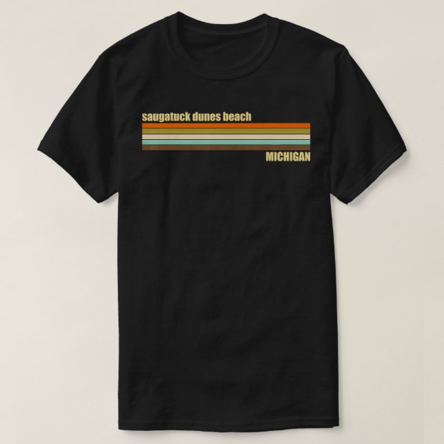 Saugatuck Dunes Beach  T-Shirt (Design Front)