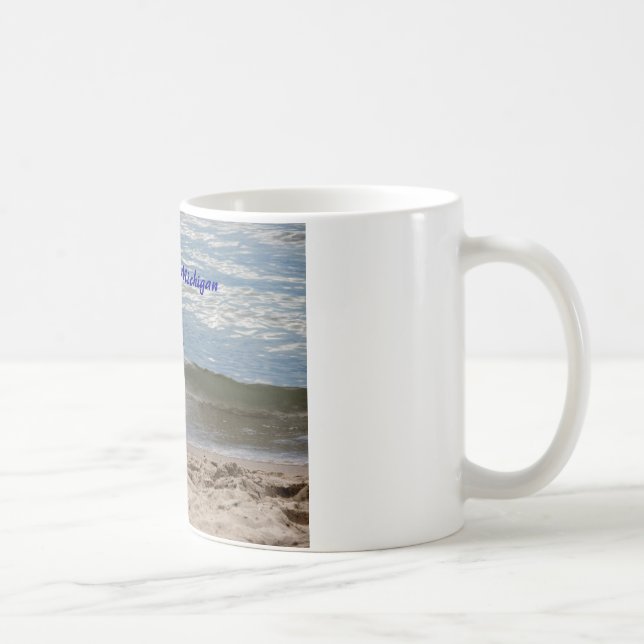 Saugatuck, Michigan Beach Mug (Right)