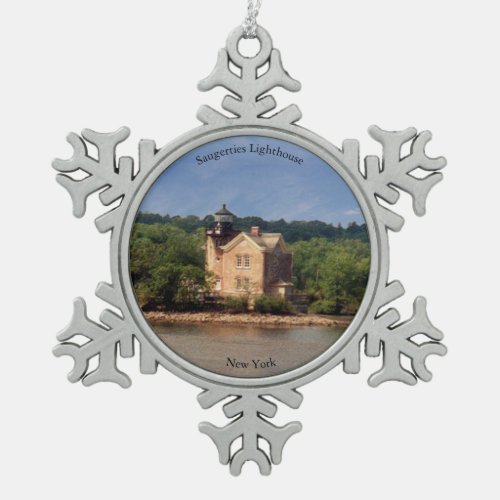 Saugerties Lighthouse ball or snowflake ornament