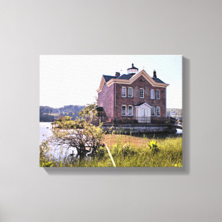Saugerties Lighthouse, Hudson River New York Canvas Print
