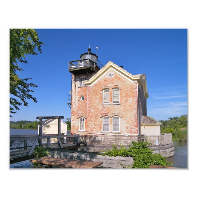 Saugerties Lighthouse, Hudson River New York Photo Print (Front)