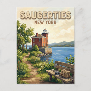 Saugerties New York Postcard