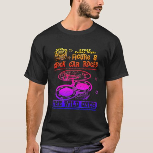 Saugus Speedway vintage dark figure 8 shirt