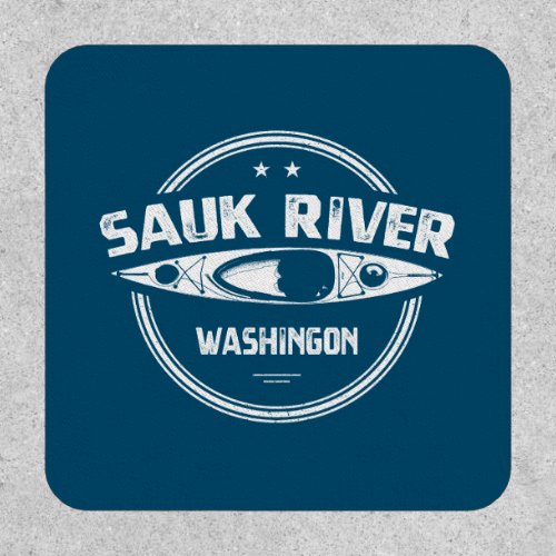 Sauk River Washington Kayaking Patch