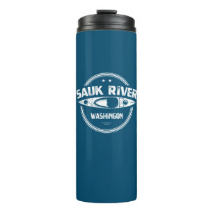 Sauk River Washington Kayaking Thermal Tumbler
