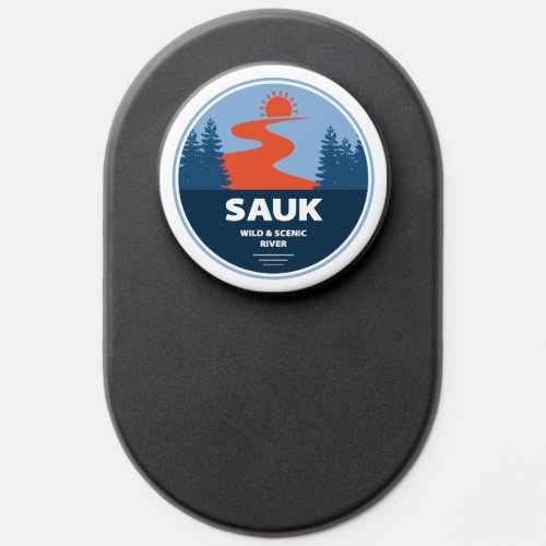 Sauk Wild And Scenic River Washington PopSocket