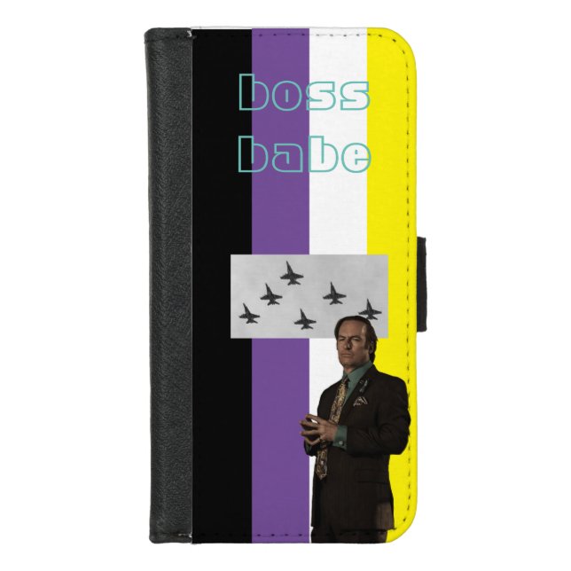 saul goodman nonbinary jet phone case  (Front)