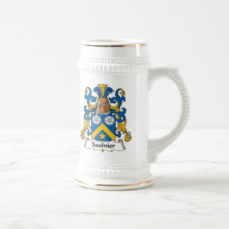 Saulnier Family Crest Beer Stein
