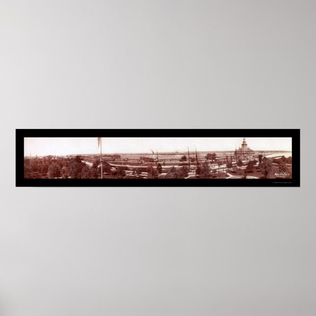 Sault Ste. Marie Locks Photo 1903 Poster (Front)