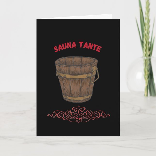 Sauna Aunta Saunas Card (Front)