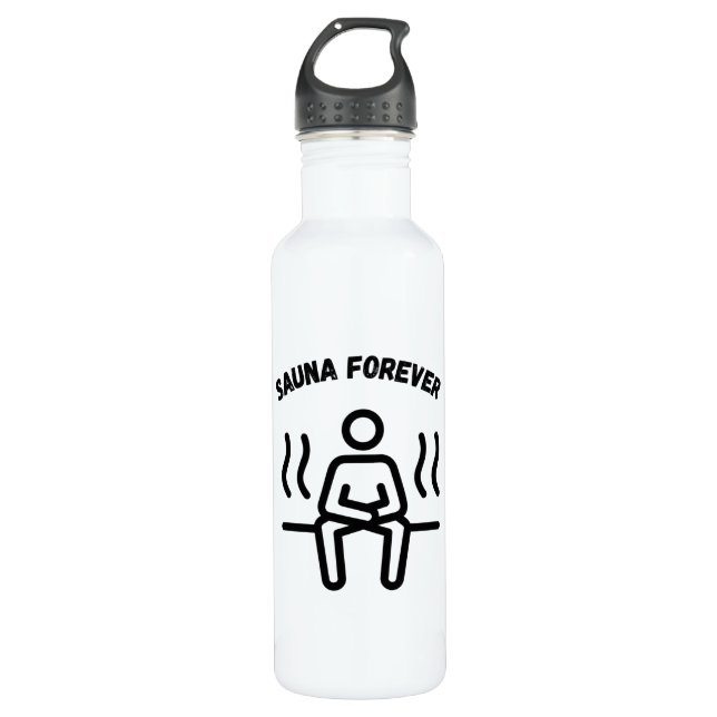 Sauna Forever Saunas Stainless Steel Water Bottle (Front)