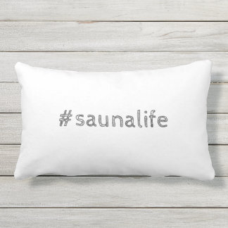 Sauna life lumbar pillow