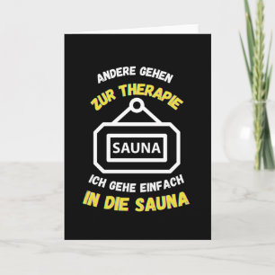 Sauna Others Go To Therapy Saunas Card