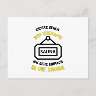 Sauna Others Go To Therapy Saunas Postcard