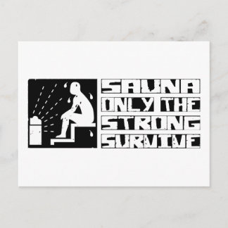 Sauna Survive Postcard