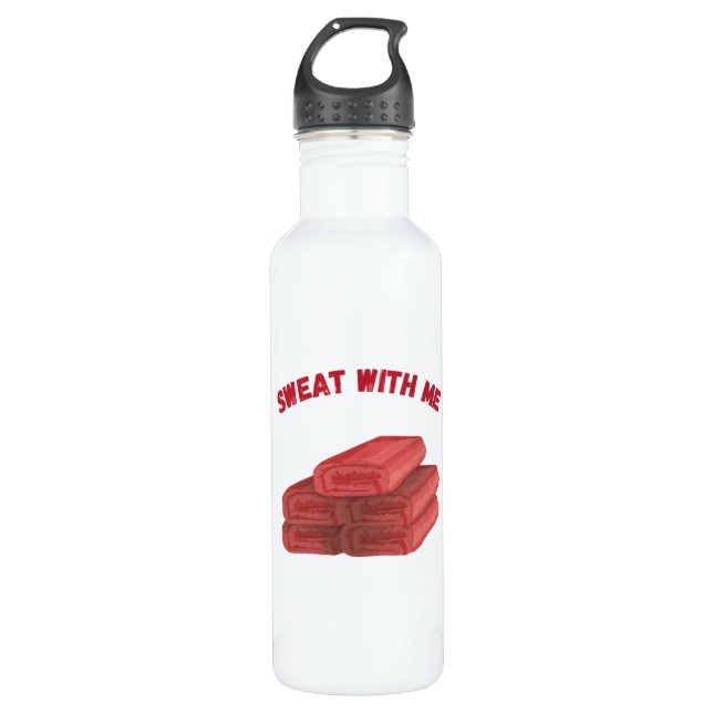 Sauna Sweat With Me Saunas Stainless Steel Water Bottle (Front)