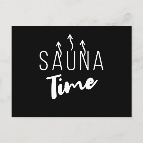 Sauna TIme Wellness Postcard