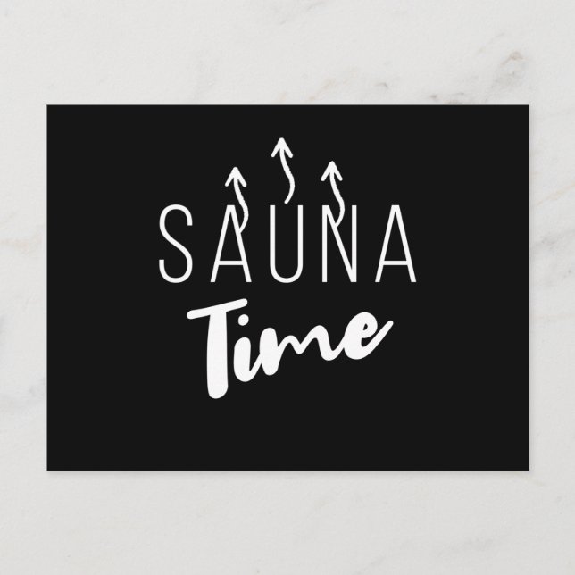 Sauna TIme Wellness Postcard (Front)
